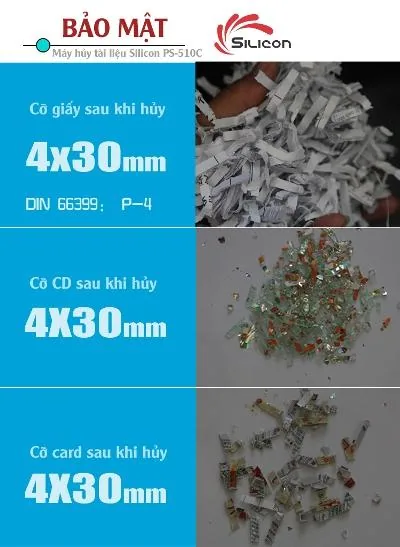 Máy hủy công nghiệp Silicon PS-510C