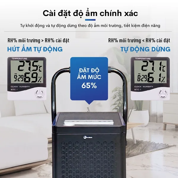 Máy hút ẩm công nghiệp FUJIHAIA DH70BL