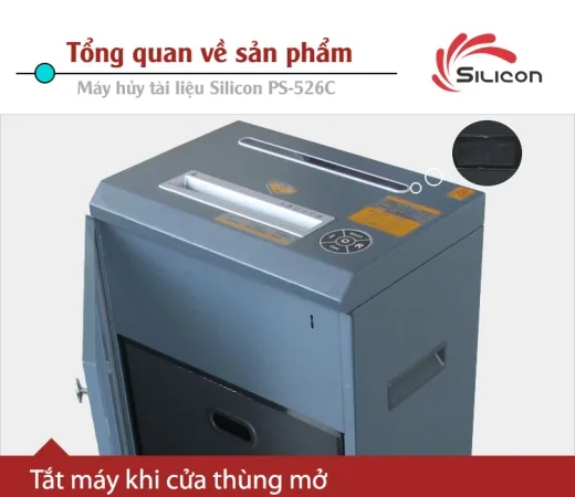 Máy Hủy Công Nghiệp Silicon PS-526C