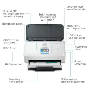 Máy quét HP ScanJet Pro N4000 snw1